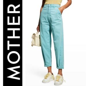 MOTHER🤍The Catch All Prep  Ankle Pants in Nib Nile Blue Size 25